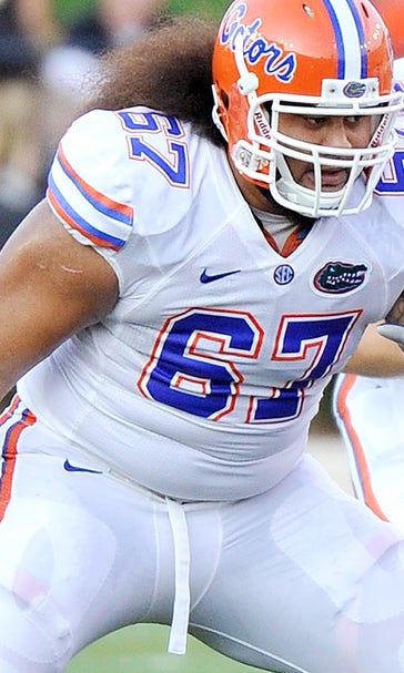 Florida guard Halapio hones in on the details as NFL Draft approaches